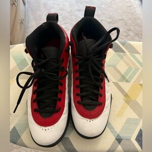 Nike Red and Black Jumpman Pro Athletic Shoes